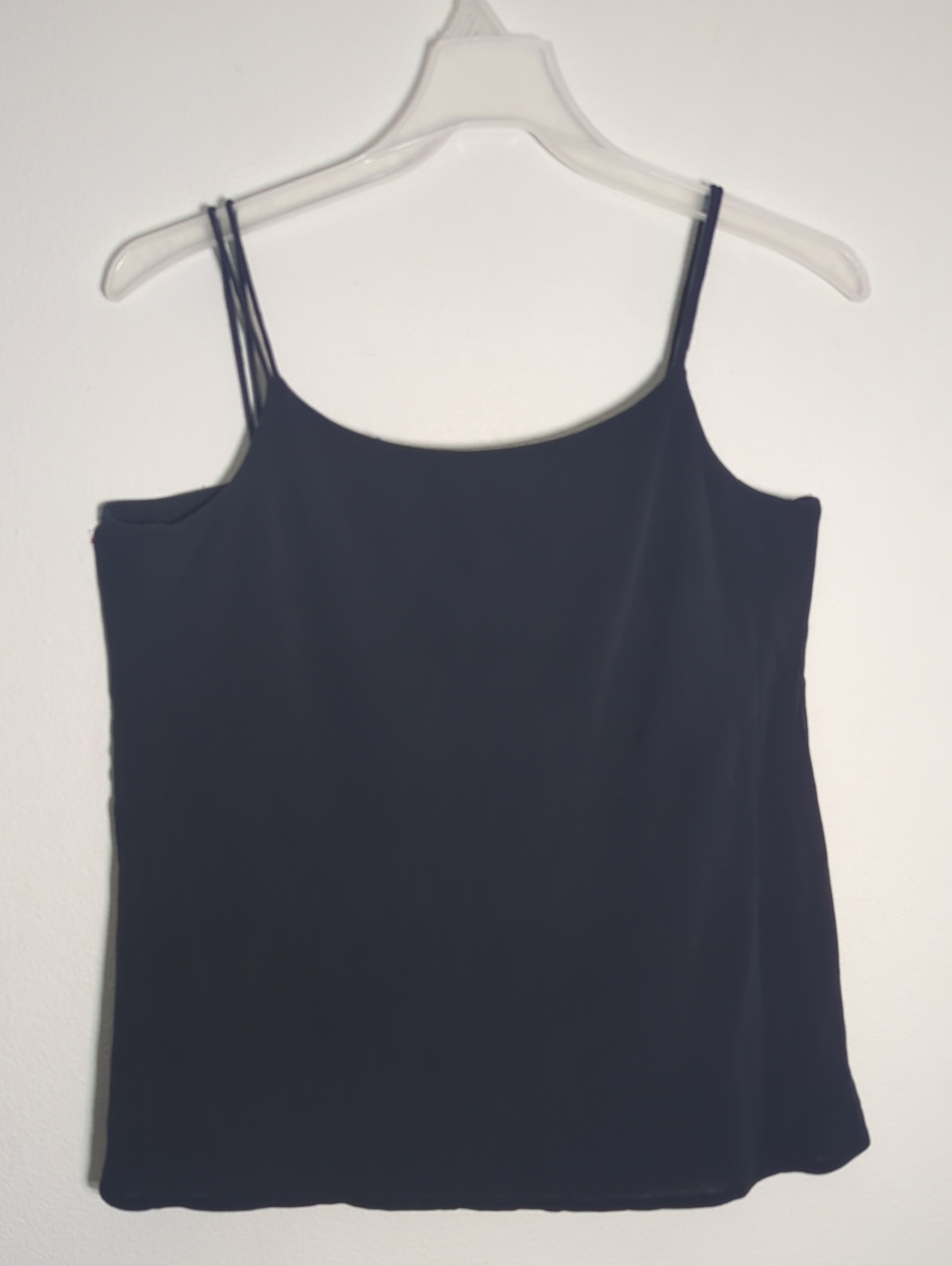 Eileen Fisher Womens Tank Top 100% Silk Quiet Luxury Neutral PM Medium Petite